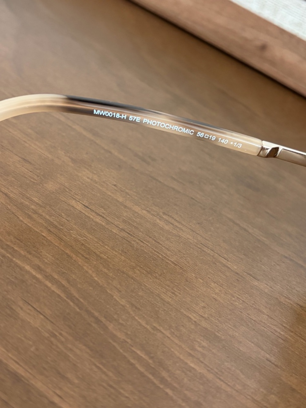 NEW MCM Worldwide Beige Geometric Sunglasses MW0018-H - Picture 5 of 7